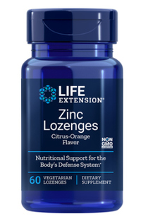 Zinc Lozenges - 18.75 mg, 60 vegetarian lozenges (Life Extension) 
