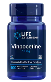 Vinpocetine - 10mg, 100 tablets  (Life Extension)