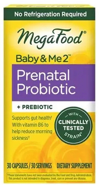 Baby &amp; Me 2&#153; Prenatal Probiotic, 30 capsules (Mega Food)