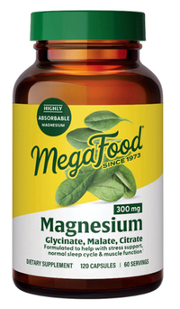 Magnesium - 300 mg, 120 capsules (Mega Food)         