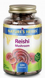 Reishi Mushroom - 600 mg, 100 capsules (Nature's Herbs)