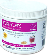 Cordyceps Mushroom Powder 7.14 oz/200 grams (Mushroom Matrix)