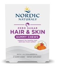 Hair and Skin Gummy Chews, 27 gummy chews (Nordic Naturals)
