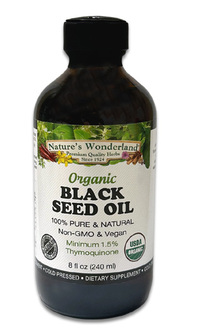 Black Seed Oil, Organic, 8 fl oz (Nature's Wonderland)