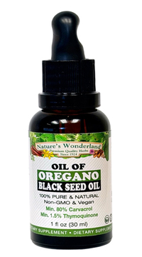 Black Seed &amp; Oil of Oregano, 1 fl oz (Nature's Wonderland)