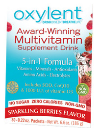 Multivitamin Supplement Drink - Sparkling Berries 30-0.22 oz packets (Oxylent)