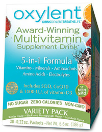 CLEARANCE SALE: Multivitamin Supplement Drink Mix - Variety 30-0.22 packets (Oxylent)