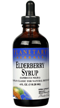 Elderberry Syrup, 4 fl oz (Planetary Herbals)    