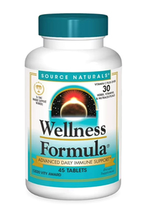 Wellness Formula&reg;, 45 tablets (Source Naturals)      