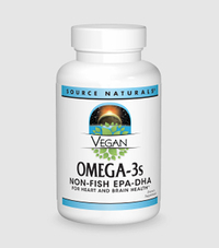 Vegan Omega-3s 300 mg, 60 vegan softgels (Source Naturals)