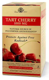 Tart Cherry - 1000 mg, 90 vegetable capsules (Solgar&reg;)