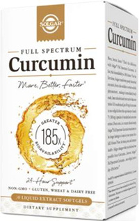 Full Spectrum Curcumin, 60 liquid extract softgels (Solgar&reg;)