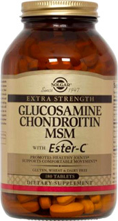 Glucosamine Chondroitin MSM with Ester-C&reg;, 180 tablets (Solgar&reg;)