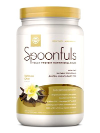 Spoonfuls Vegan Protein Powder - Vanilla Chai, 20.74 oz (Solgar