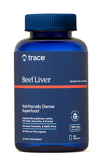 Beef Liver - 500 mg, 180 capsules (Trace Minerals)