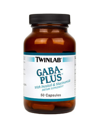 GABA Plus, 50 capsules (Twinlab)     