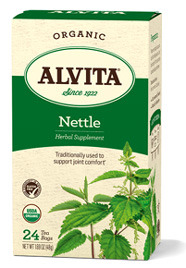 Nettle Leaves Tea Bag - Organic, 24 tea bags (Alvita)