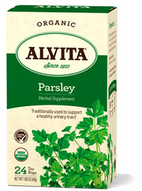 Parsley Tea Bag - Organic, 24 tea bags (Alvita)