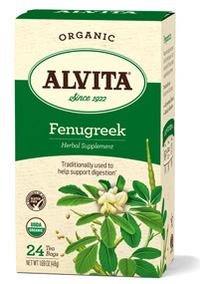 Fenugreek Tea Bag - Organic, 24 tea bags (Alvita)