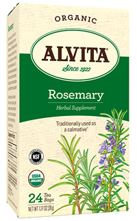 Rosemary Tea Bags - Organic, 24 tea bags (Alvita)