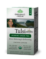 Tulsi Tea - Jasmine Green Tea, 18 tea bags (Organic India)