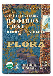 Rooibos Chai - Organic, 16 tea bags (Flora)