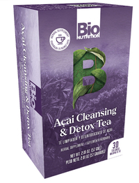 Acai Cleansing &amp; Detox Tea, 30 tea bags (Bio Nutrition)         