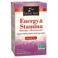 Energy &amp; Stamina Tea, 20 tea bags (Bravo Tea)