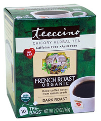 Chicory Herbal Tea - Organic French Roast, 10 tea bags (Teeccino)