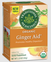 Ginger Aid&reg; Tea - Organic, 16 tea bags (Traditional Medicinals)