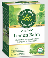 Lemon Balm Tea - Organic, 16 tea bags (Traditional Medicinals)