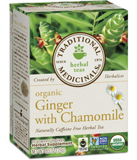 Ginger With Chamomile Tea - Organic 16 tea bags (Traditional Medicinals)