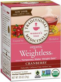 Weightless&reg; Cranberry Tea - Organic, 16 tea bags (Traditional Medicinals)
