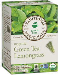 Green Tea Lemongrass - Organic 16 tea bags (Traditional Medicinals)