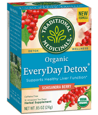 EveryDay Detox&reg; Schisandra Berry - Organic, 16 tea bags (Traditional Medicinals)