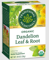 Dandelion Leaf &amp; Root Tea - Organic, 16 tea bags (Traditional Medicinals)