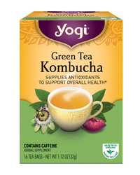 Green Tea Kombucha, 16 tea bags (Yogi Tea)