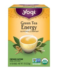 Green Tea Energy, 16 tea bags (Yogi Tea)