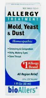 Mold, Yeast &amp; Dust Allergy, 1 fl oz (Bio Allers)