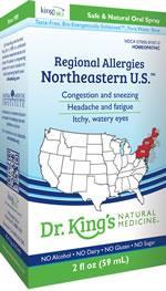Dr. King's Regional Allergies: Northeastern U.S. 2 fl oz (King Bio)