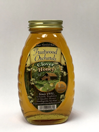 Clover Honey, 1 Lb / 16 oz (Fruitwood Orchards)