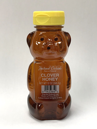 Clover Honey Bear, 12 oz (Fruitwood Orchards)