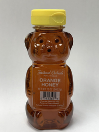 Orange Honey Bear, 12 oz (Fruitwood Orchards)