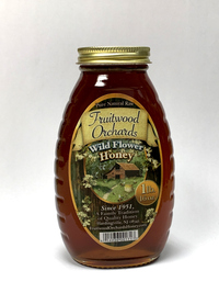 Wild Flower Honey, 1 Lb / 16 oz (Fruitwood Orchards)