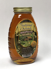 Raspberry Honey, 1 Lb / 16 oz (Fruitwood Orchards)