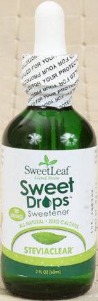 Stevia Extract, Stevia Clear Liquid, 2 fl oz / 60ml (Wisdom)