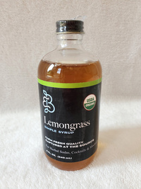 Lemongrass Simple Syrup, 8 fl oz / 240 mL (Barefoot Botanicals)