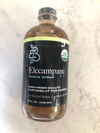 Elecampane Simple Syrup, 8 fl oz / 240 mL (Barefoot Botanicals)