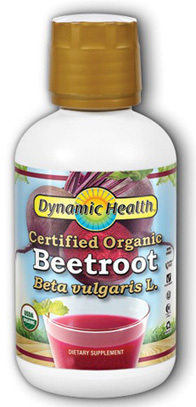 Beetroot Juice - Certified Organic, 16 fl oz (Dynamic Health) 