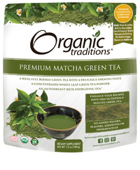 Premium Matcha Tea, Organic 3.5 oz (Organic Traditions)